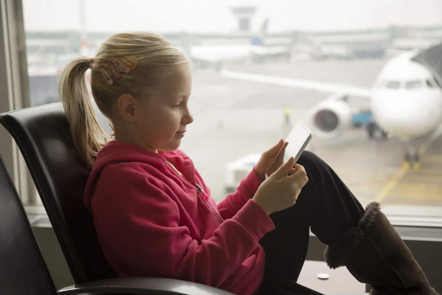 Children and down time at Airports