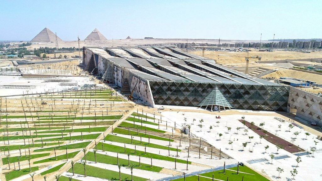 Grand Egyptian Museum 2022 Layout overview