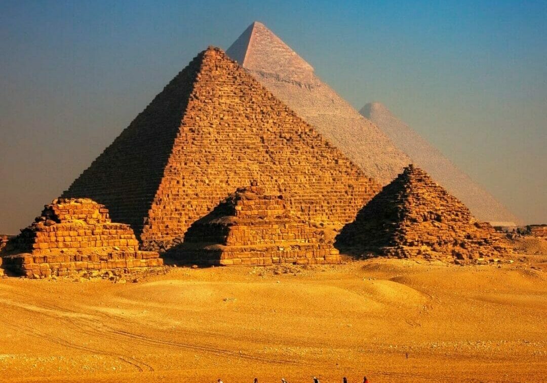 The Great Pyramids in Giza, Egypt
