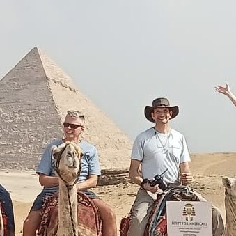 Rick and friends in Egypt with EGYPT FOR AMERICANS