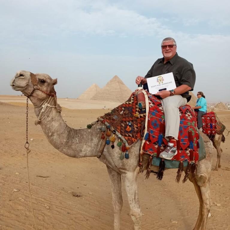 Dr. Terry L from Kansas City in Egypt with Egypt for Americans