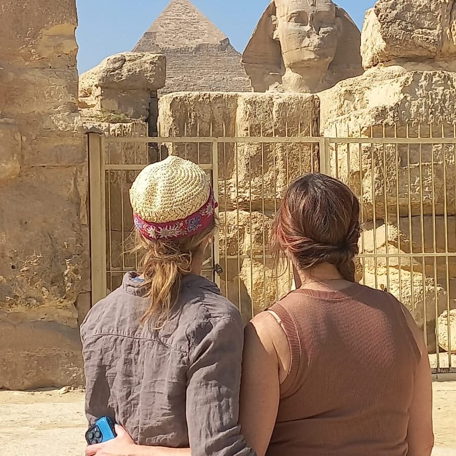 Erin and Kellie solo female travelers in Egypt with EGYPT FOR AMERICANS
