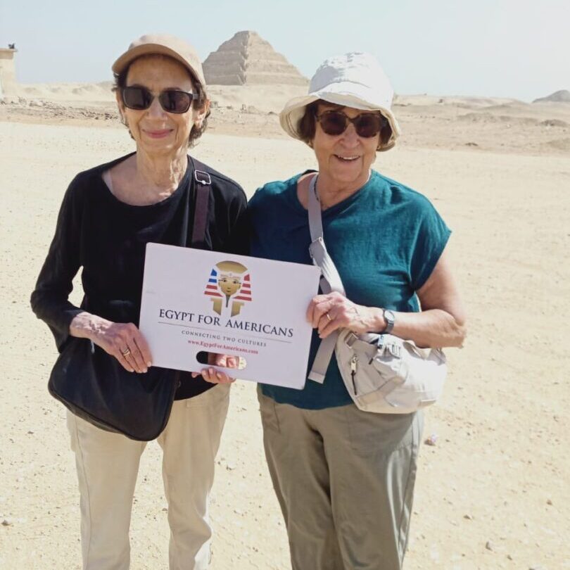 Judy and Macia in Egypt with EGYPT FOR AMERICANS
