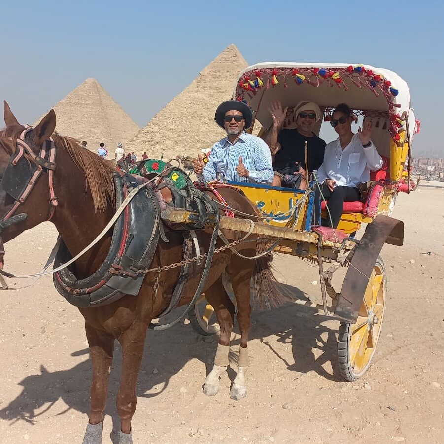 Parilla at the pyramids in Egypt with EGYPT FOR AMERICANS